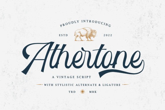 Athertone Font - Featured Image