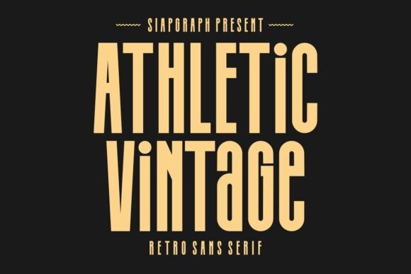 Athletic Vintage Font - Featured Image