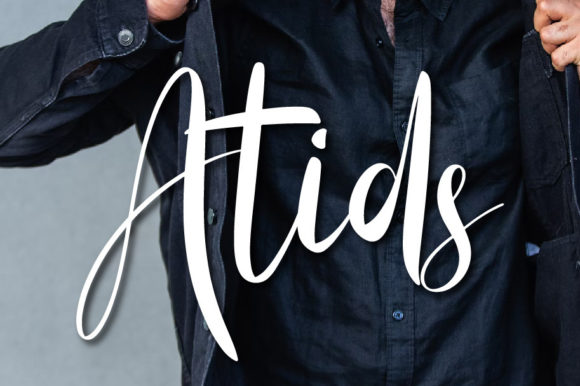 Atids Script Font - Featured Image