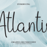 Atlantis Font - Featured Image