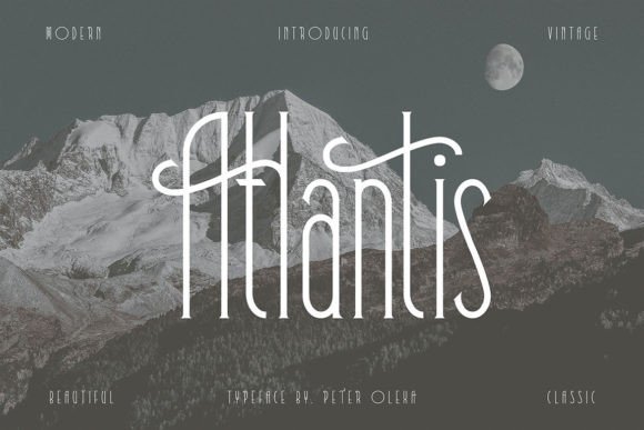 Atlantis Font - Featured Image