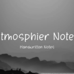 Atmosphier Notes Font - Featured Image