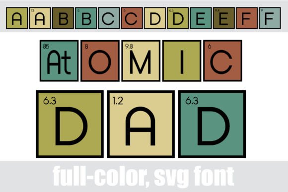 Atomic Dad Font - Featured Image