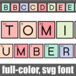 Atomic Numbers Font - Featured Image