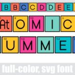 Atomic Summer Font - Featured Image