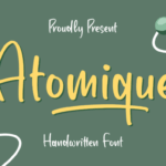 Atomique Font - Featured Image