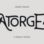 Atorge Font - Featured Image