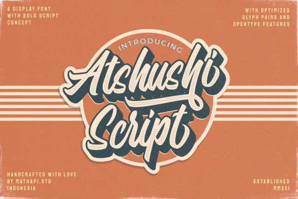 Atshushi Script Font - Featured Image
