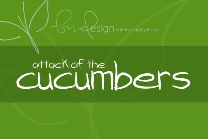 Attack of the Cucumbers Font - Featured Image