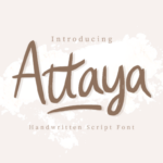 Attaya Font - Featured Image