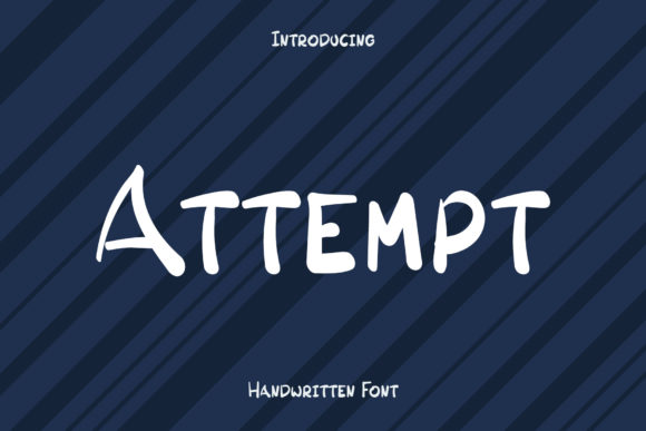 Attempt Font - Featured Image