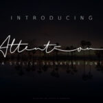 Attention Font - Featured Image