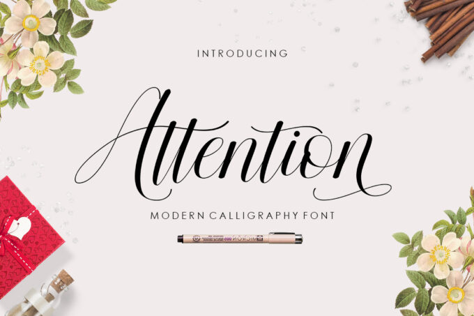 Attention Font - Featured Image