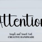 Attention Font - Featured Image