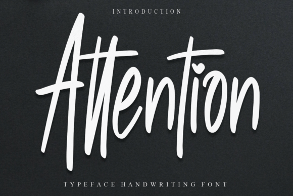Attention Font - Featured Image