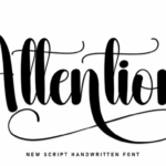 Attention Font - Featured Image