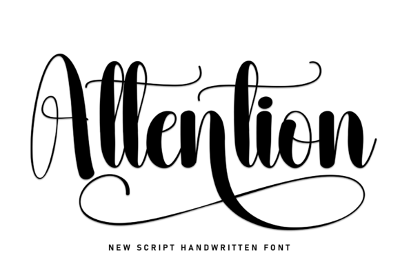 Attention Font - Featured Image