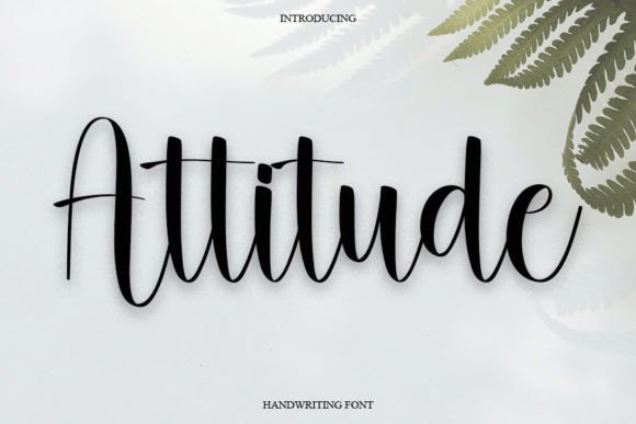 Attitude Font - Featured Image