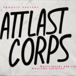 Attlast Corps Font - Featured Image