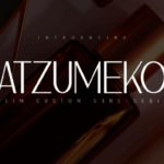 Atzumeko Font - Featured Image