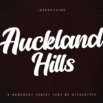 Auckland Hills Font - Featured Image