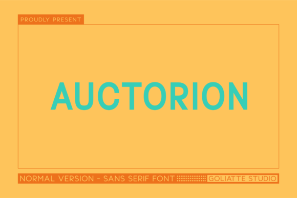 Auctorion Font - Featured Image