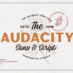 Audacity Duo Font - Featured Image