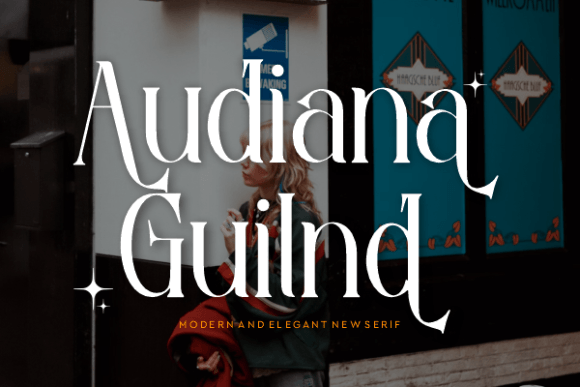 Audiana Guilnd Font - Featured Image