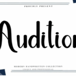 Audition Font - Featured Image