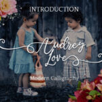 Audrey Love Font - Featured Image