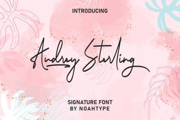 Audrey Sterling Font - Featured Image