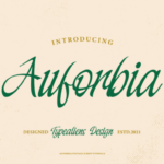 Auforbia Font - Featured Image