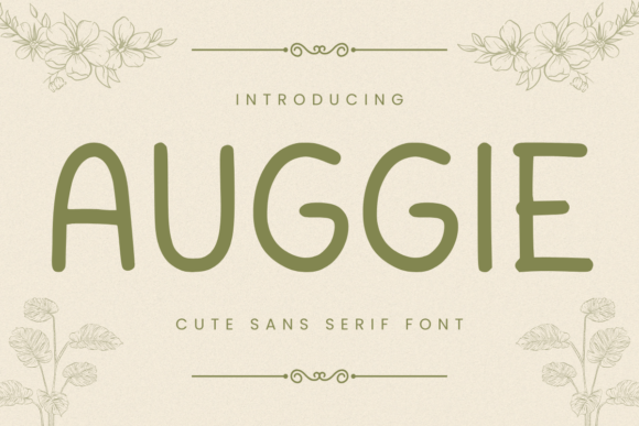 Auggie Font - Featured Image