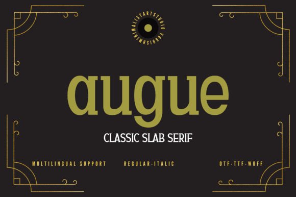 Augue Font - Featured Image