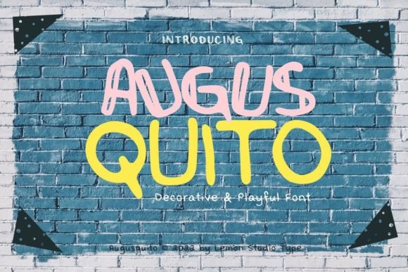 Augusquito Font - Featured Image