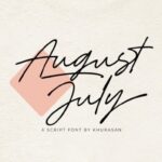 August July Font - Featured Image