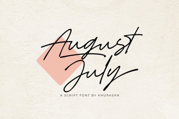 August July Font - Featured Image