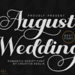 August Wedding Font - Featured Image
