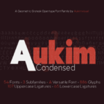 Aukim Font - Featured Image