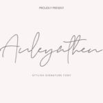 Auleyathen Font - Featured Image
