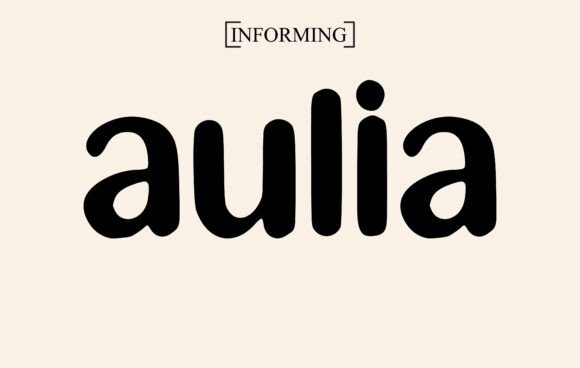 Aulia Font - Featured Image