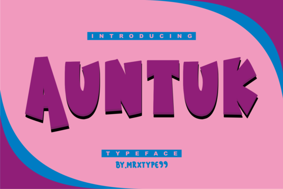 Auntuk Font - Featured Image