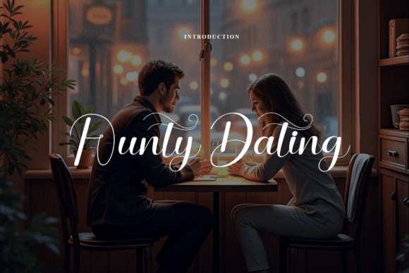 Aunty Dating Font - Featured Image