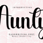 Aunty Font - Featured Image