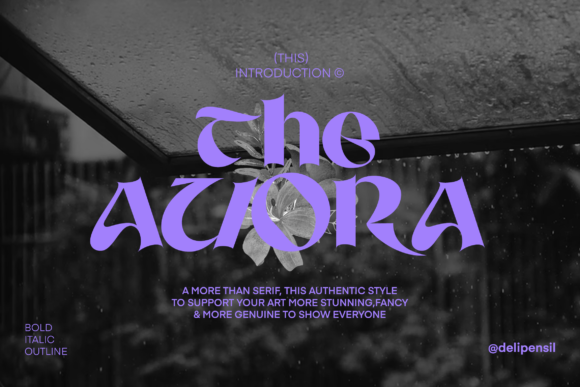 Auora Font - Featured Image