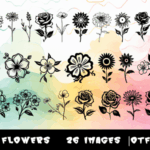 Aura Flowers Font - Featured Image