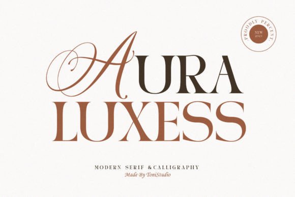 Aura Luxess Duo Font - Featured Image