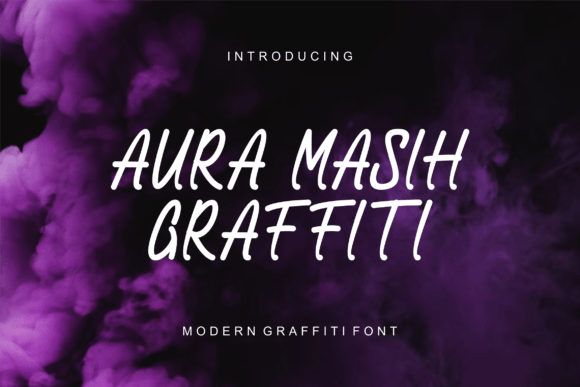 Aura Masih Graffiti Font - Featured Image