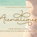Auralique Font - Featured Image