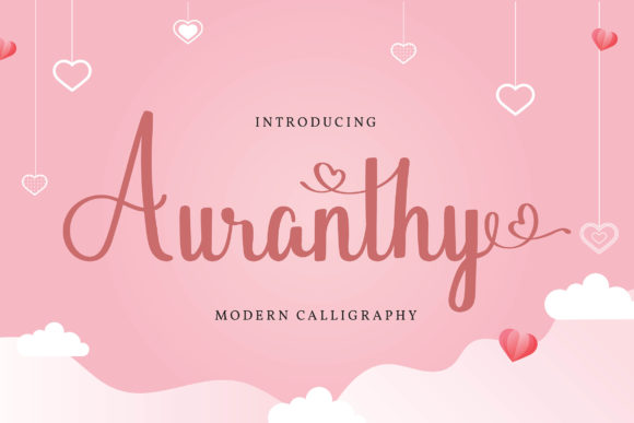 Auranthy Font - Featured Image